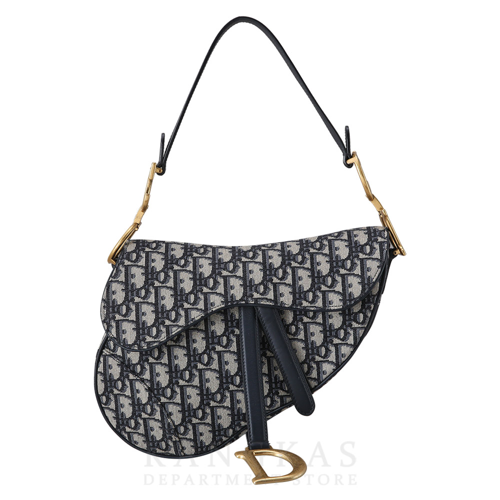 CHRISTIAN DIOR(USED)크리스찬디올 오블리크 새들백 미디움